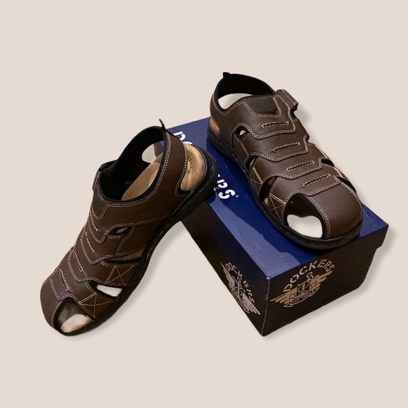 MENS DOCKERS NEW IN BOX 12 W Seahorse Sandals - Picture 2 of 4